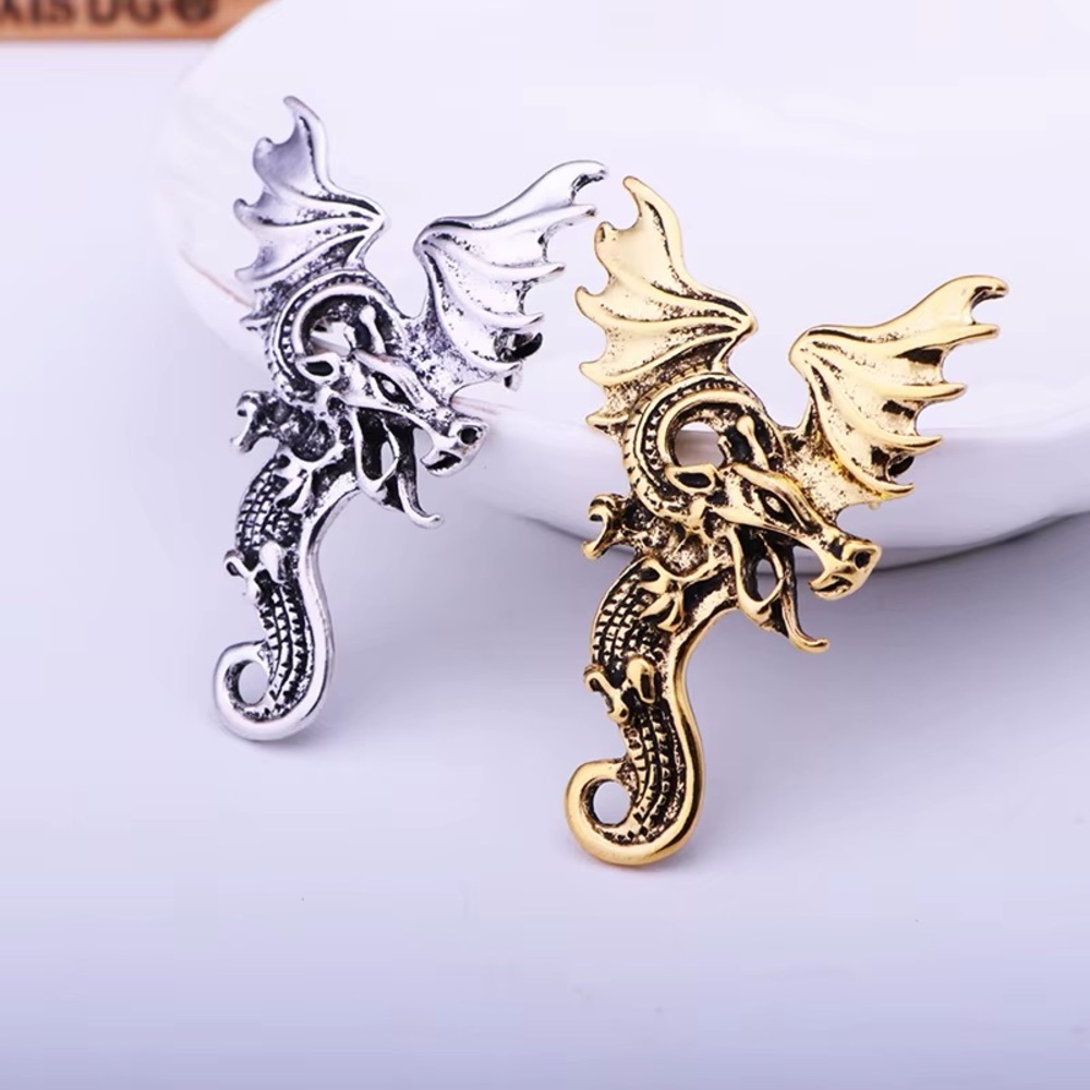 Dragon Brooch Pin - Picture 3 of 6